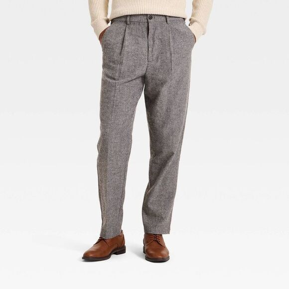 Goodfellow & Co Other - Goodfellow & Co - Men's Relaxed Leg Tweed Dress Pants - Goodfellow & Gray